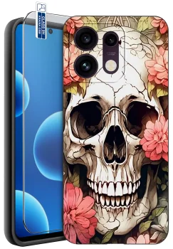Etui do Oppo Reno 16 Pro 5G różne wzory Halloween ze szkłem