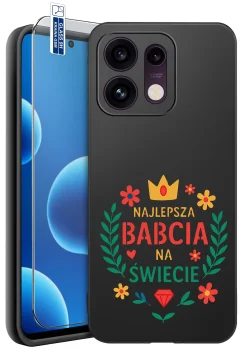 Etui do Oppo Reno 16 Pro 5G różne wzory dla Babci ze szkłem