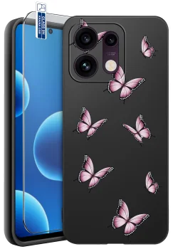 Etui do Oppo Reno 16 Pro 5G różne wzory wiosenne ze szkłem