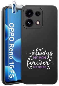 Etui do Oppo Reno 16 F | 16 FS 5G różne wzory dla Mamy ze szkłem