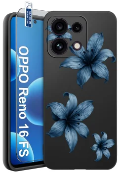 Etui do Oppo Reno 16 F | 16 FS 5G różne wzory wiosenne ze szkłem