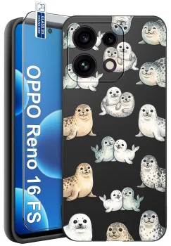 Etui do Oppo Reno 16 F | 16 FS 5G różne wzory wakacyjne ze szkłem