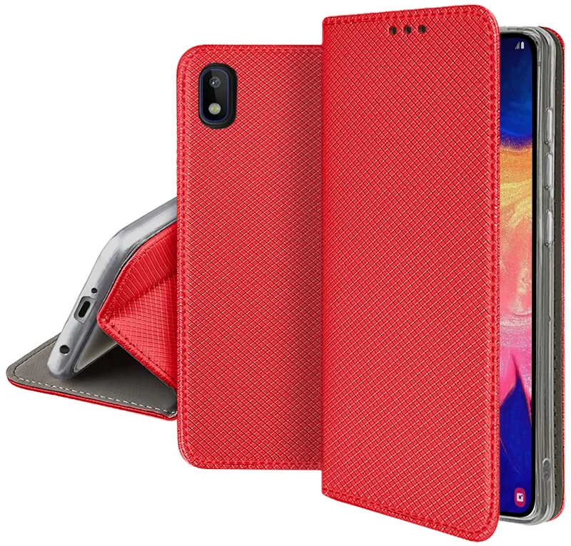 Etui do Samsung Galaxy A10 z klapką, magnetycznym zamknięciem i funkcją stojaka