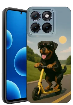 Etui do Motorola Edge 70 Fusion różne wzory z psem