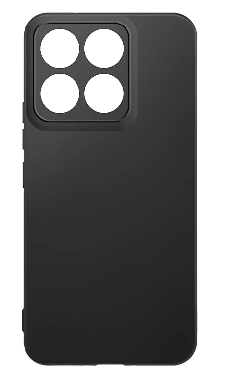 Czarne matowe etui do Motorola Edge 70 Fusion z wycięciami na aparaty i lampę
