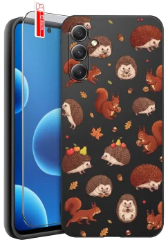 Etui do Samsung Galaxy S25 różne wzory jesienne ze szkłem