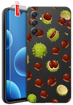 Etui do Samsung Galaxy A15 4G | 5G różne wzory jesienne ze szkłem