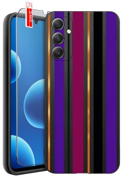 Etui do Samsung Galaxy A25 5G różne wzory jesienne ze szkłem
