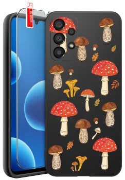 Etui do Samsung Galaxy A13 4G różne wzory jesienne ze szkłem