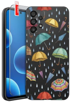 Etui do Samsung Galaxy A52 | A52s 5G różne wzory jesienne ze szkłem