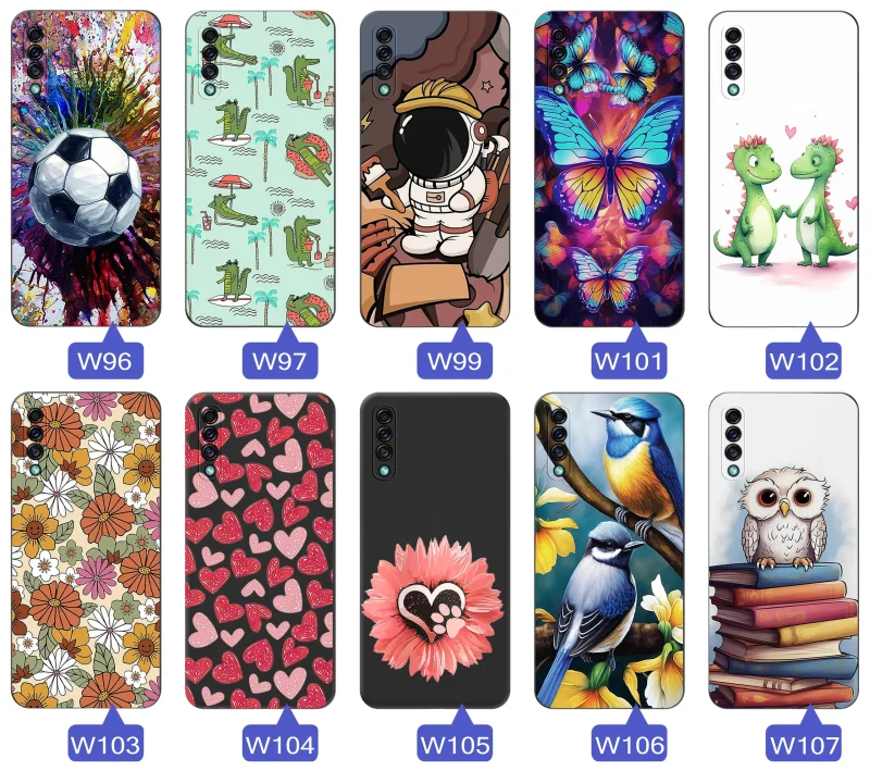 Fajne wzory na etui Samsung Galaxy A50 | A30s: koty, auta, dla gracza, zwierzęta