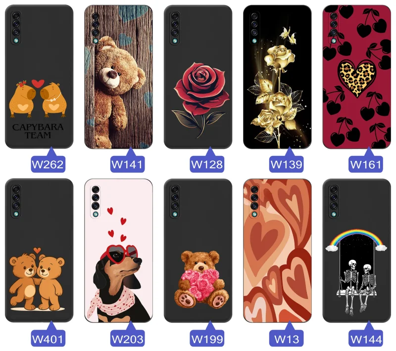 Różne wzory walentynkowe z sercem do Samsung Galaxy A50 | A30s: motywy inspirowane miłością
