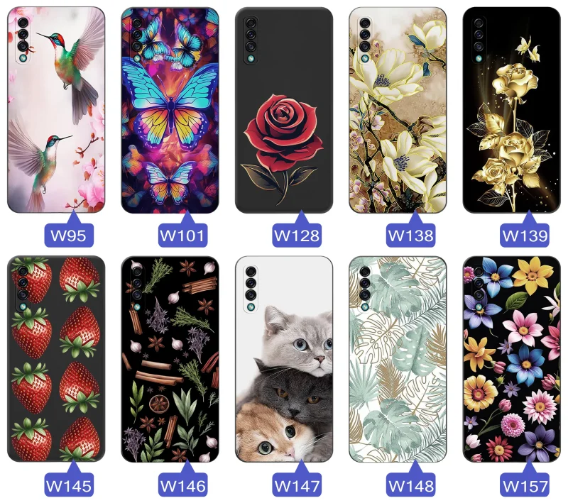 Różne etui dla Babci do Samsung Galaxy A50 | A30s: rośliny, róże i kolorowe kompozycje