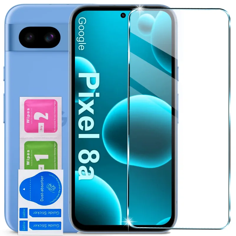 Szkło hartowane 9H do Google Pixel 8A z zestawem do montażu