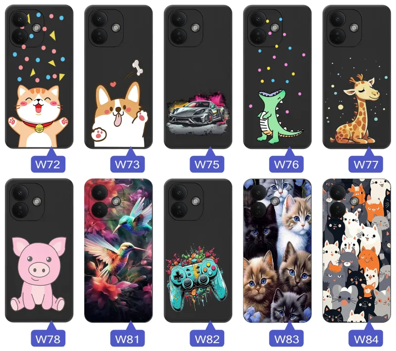 Etui do Xiaomi Redmi Note 17 Pro 5G z fajnymi wzorami: artystyczne, zabawne i stylowe wzory dopasowane do różnych gustów