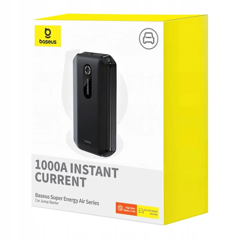 Oryginalne opakowanie rozrusznika samochodowego Baseus Super Energy Air 1000A 10000 mAh