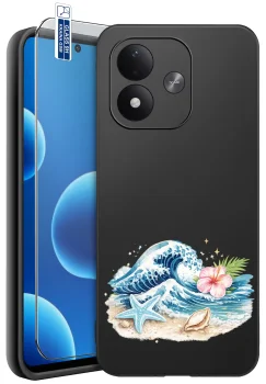 Etui do Xiaomi Redmi Note 17 4G | 5G różne wzory wakacyjne ze szkłem