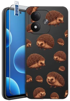 Etui do Xiaomi Redmi Note 17 4G | 5G różne wzory jesienne ze szkłem