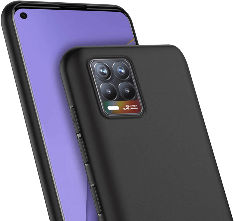 nakładka matowa na plecki do realme 8 / 8 pro + szkło