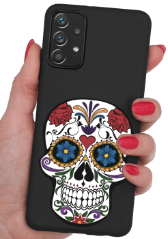 Etui malowane do Samsung Galaxy  A52 A52s 5G wzór kolorowy + szkło 