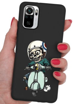 Etui malowane do Xiaomi Redmi Note 10 / 10s wzór śmieszny + szkło