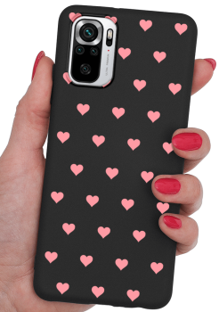 Etui malowane do Xiaomi Redmi Note 10 / 10s wzór dziewczęcy + szkło