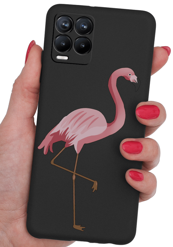 etui malowane do realme 8 / 8 pro flaming + szkło