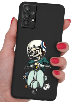 Etui malowane do Samsung Galaxy A32 4G wzór śmieszny + szkło 