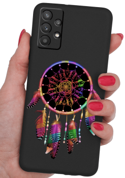 Etui malowane do Samsung Galaxy A32 4G wzór kolorowy + szkło 