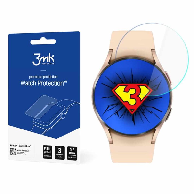 folia ochronna 3mk do samsung galaxy watch 4 40mm