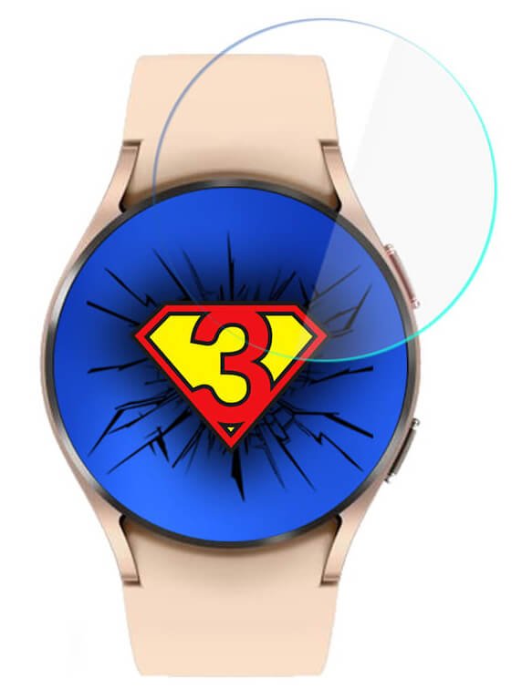 folia ochronna 3mk do samsung galaxy watch 4 40mm