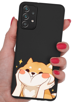 Etui malowane do Samsung Galaxy A53 5g wzór kot + szkło  