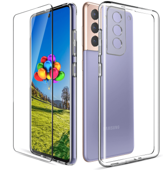 Etui bezbarwne do Samsung Galaxy S22 + szkło