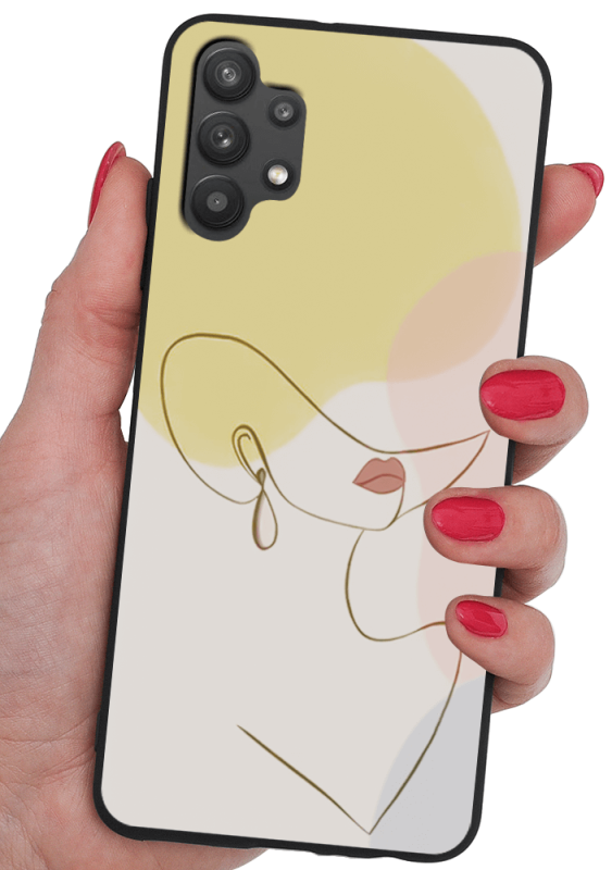 etui nakładka plecki malowane do samsung galaxy a13 4g wzór kobieta + szkło wzory case
