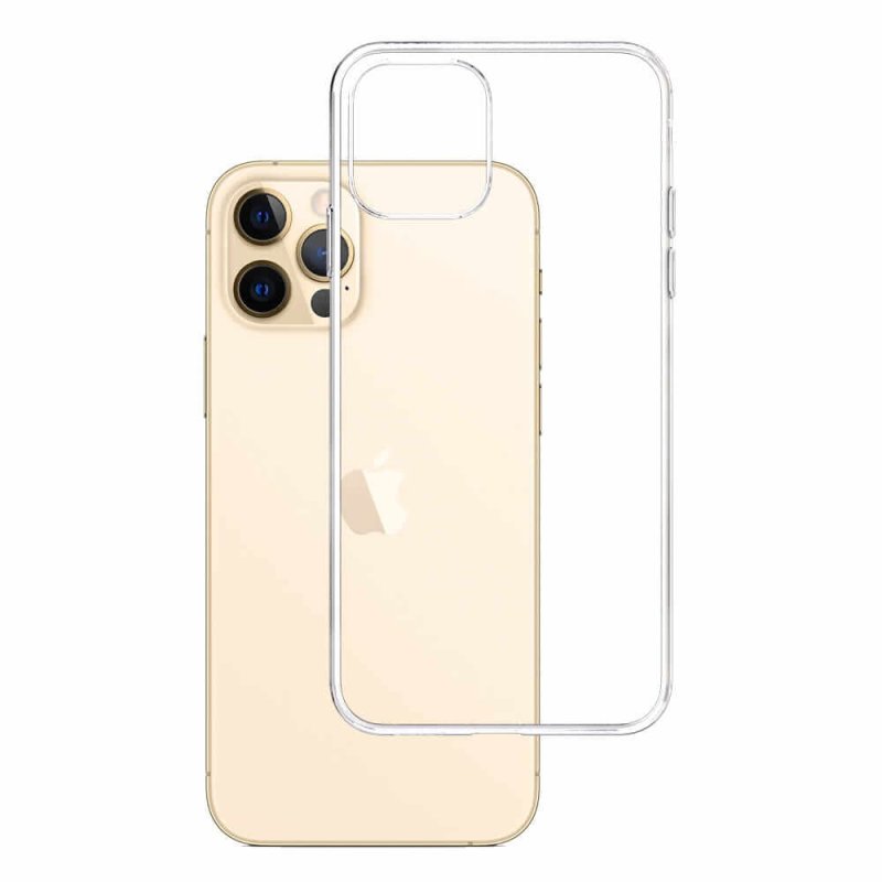 Etui 3MK bezbarwne do Iphone 13 Pro + szkło