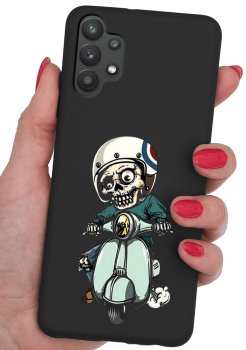Etui malowane do Samsung Galaxy A32 5G wzór śmieszny + szkło  