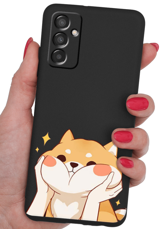 Etui malowane do Samsung Galaxy M23 5G wzór kot + szkło nakładka na plecki