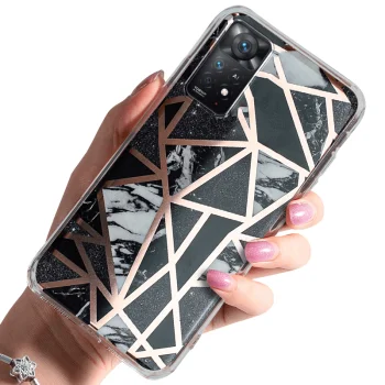 Etui glamour do Xiaomi Redmi Note 11 Pro wzór 7 + szkło 