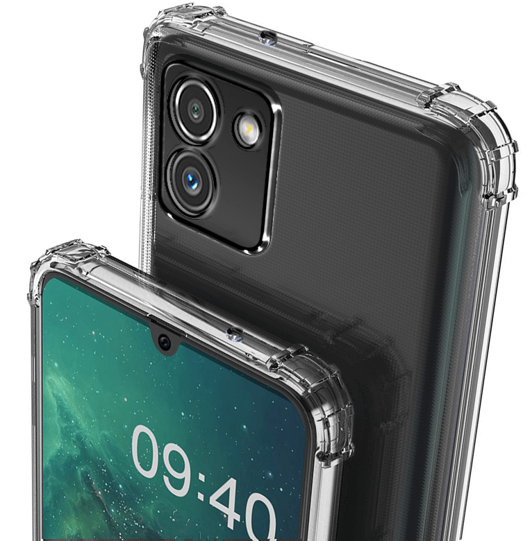 Etui przeźroczyste do Samsung Galaxy A03 + szkło nakładka na plecki case