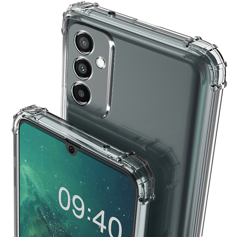 Etui przeźroczyste do Samsung Galaxy M13 + szkło nakładka na plecki case bezbarwne