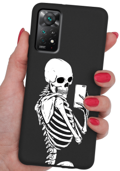 Etui malowane do Xiaomi Redmi  Note 11 Pro wzór fajny + szkło  