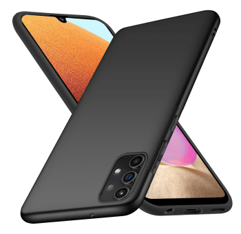 Etui matowe do Samsung Galaxy  A52 / A52s 5G  czarne + szkło