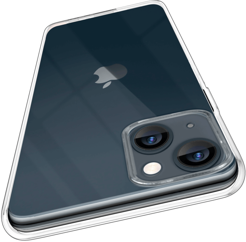 Etui bezbarwne do Iphone 13 + szkło nakładka na plecki case