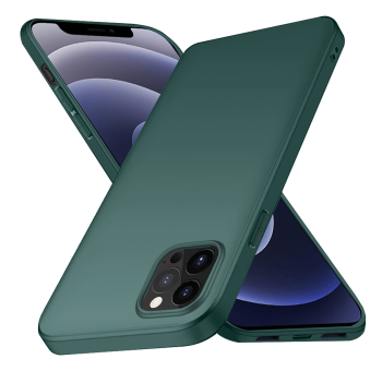 Etui matowe do Iphone 14 Pro Max zielone + szkło 