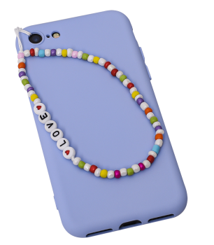 Zawieszka smycz na telefon koraliki wielokolorowe numer 3