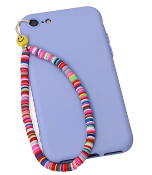 Zawieszka smycz na telefon koraliki wielokolorowe numer 8