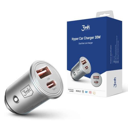 3MK Ładowarka samochodowa Hyper Car Charger 30W