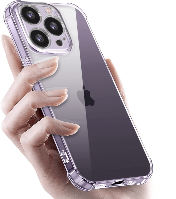 Etui przeźroczyste do IPhone 14 Pro + szkło nakładka na plecki case