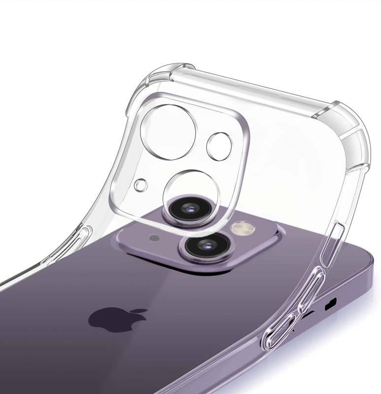 Etui przeźroczyste do IPhone 14 + szkło nakładka na plecki case