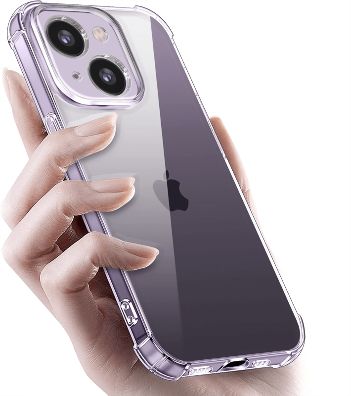 Etui przeźroczyste do IPhone 14 + szkło nakładka na plecki case